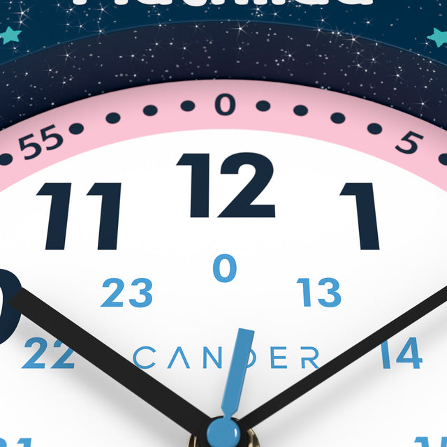 MNU 4125 Q Lautlose Kinderwanduhr 25 cm