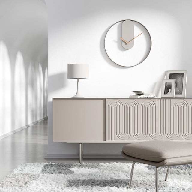 Vintage Wanduhr MNU 5560 P 60 cm