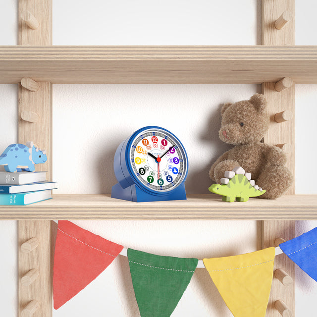 MNU 1009 J Silent children's alarm clock with light and snooze 10.8 cm