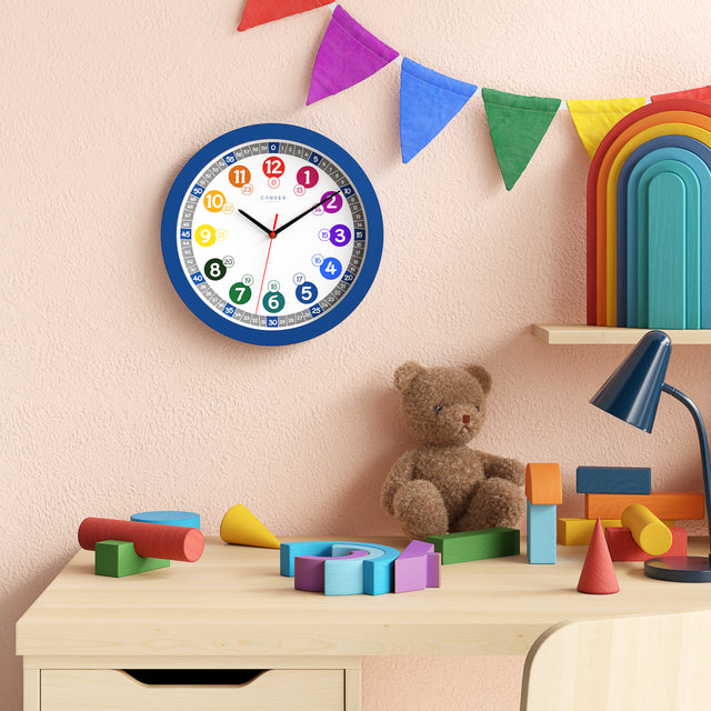 MNU 1030 J Silent children's wall clock 30.5 cm