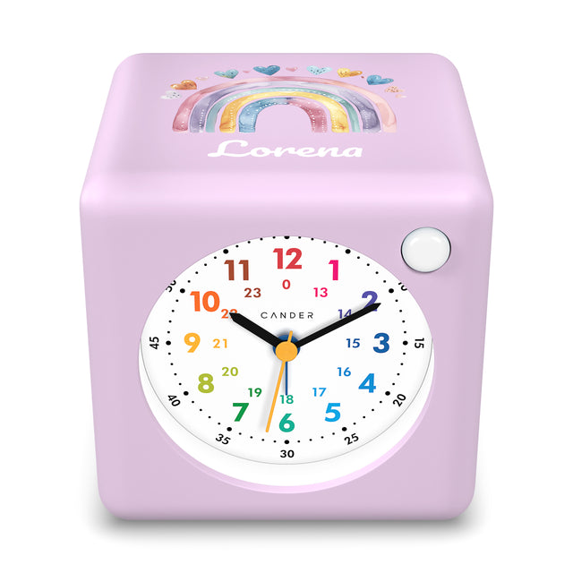 MNU 1310 BR Lautloser Kinderwecker mit Licht und Snooze