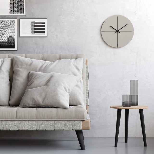 MNU 2540 T Lautlose MDF-Wanduhr 40 cm