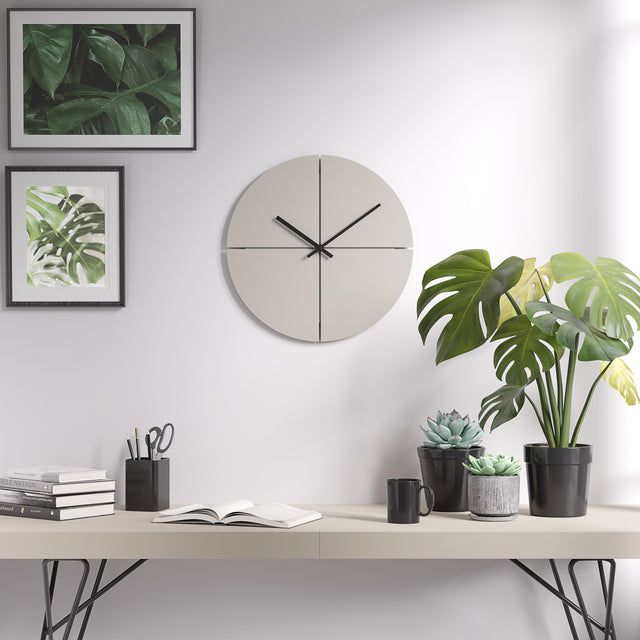 MNU 2540 T Lautlose MDF-Wanduhr 40 cm