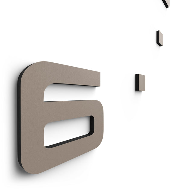 MNU 2560 P Lautlose MDF-Wanduhr 60 cm