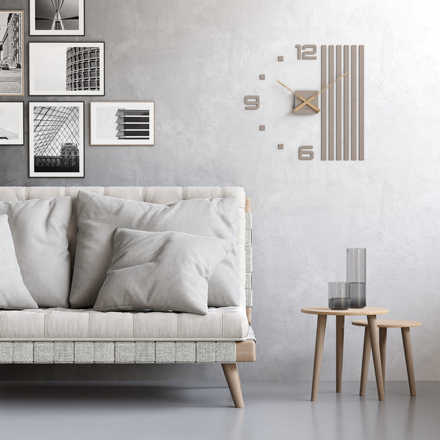 MNU 2560 P Lautlose MDF-Wanduhr 60 cm