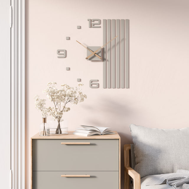 MNU 2560 P Lautlose MDF-Wanduhr 60 cm