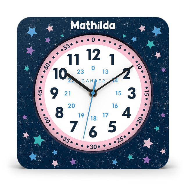 MNU 4125 Q Lautlose Kinderwanduhr 25 cm