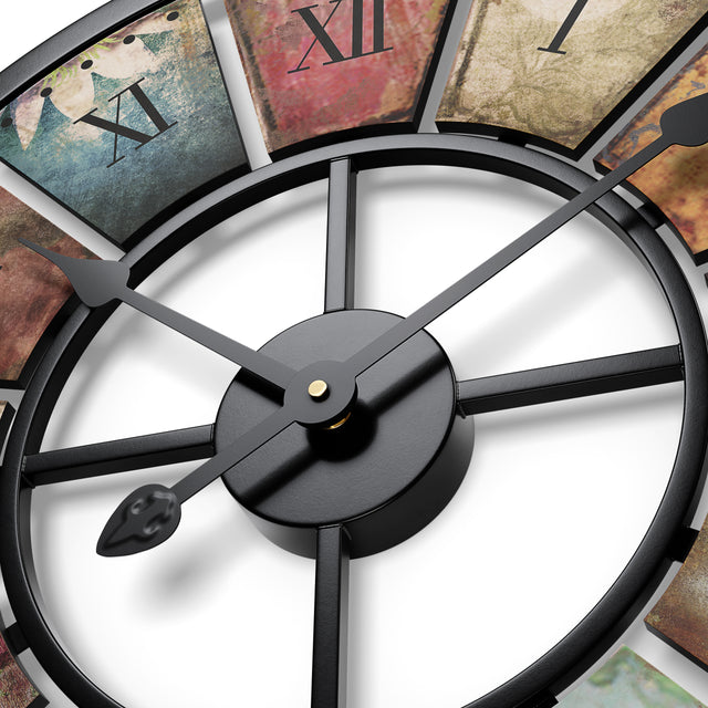 Vintage Wanduhr SAMU 56 cm