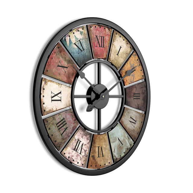 Vintage Wanduhr SAMU 56 cm