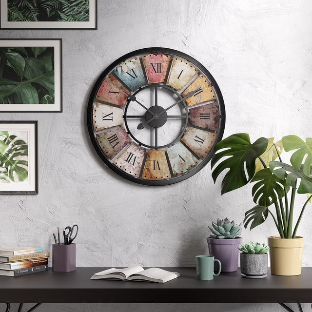 Vintage Wanduhr SAMU 56 cm