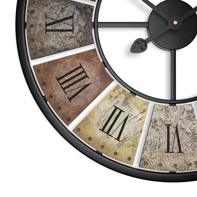 Vintage Wanduhr TOPISA 80 cm