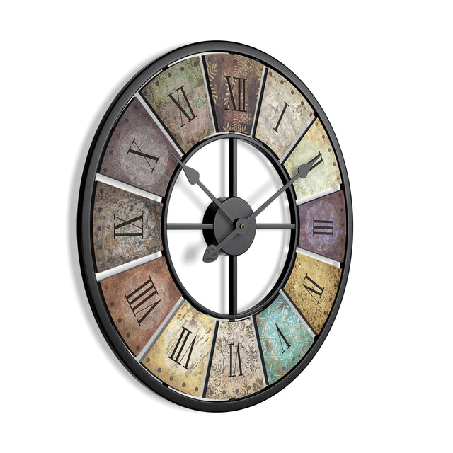 Vintage Wanduhr TOPISA 80 cm