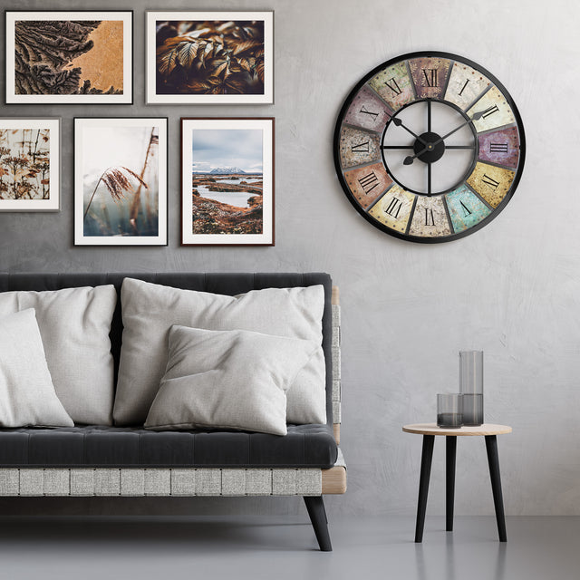 Vintage Wanduhr TOPISA 80 cm