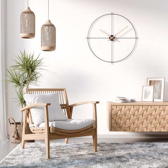 Vintage Wanduhr VIDA 70 cm