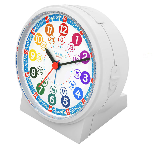 MNU 1009 S children's alarm clock with light and MNA 1030 M pink wristwatch