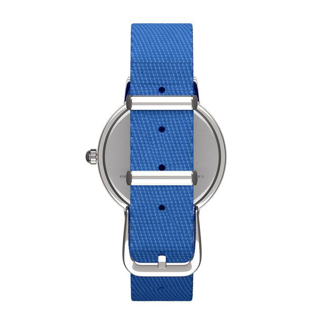 MNU 1009 S children's alarm clock with light and MNA 1030 J blue wristwatch
