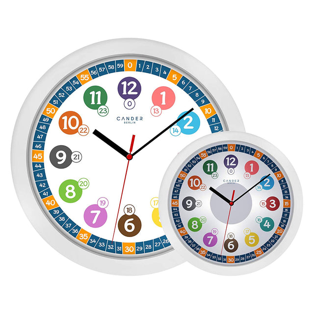 MNU 5130 Silent children's wall clock with light