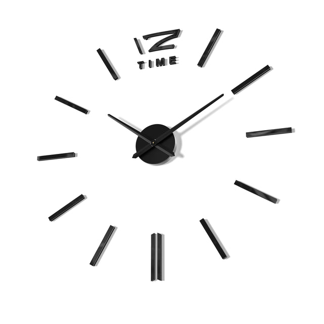MNU 0280 S XXL Black 3D acrylic wall clock