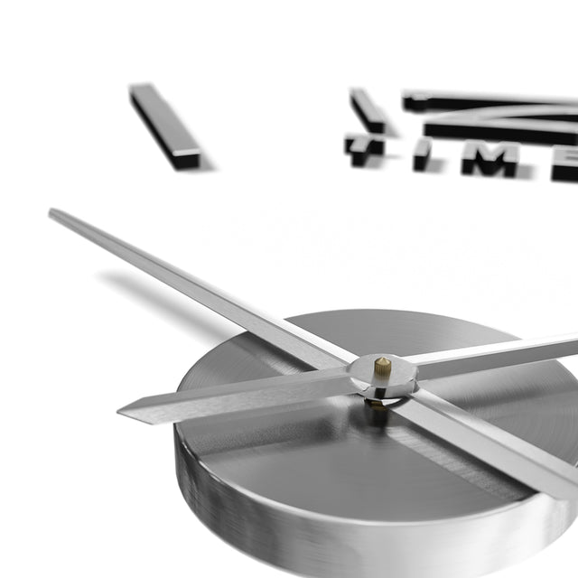 MNU 0280 W XXL Silver 3D acrylic wall clock