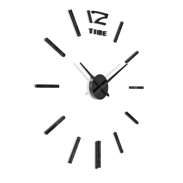 MNU 0280 S XXL Black 3D acrylic wall clock