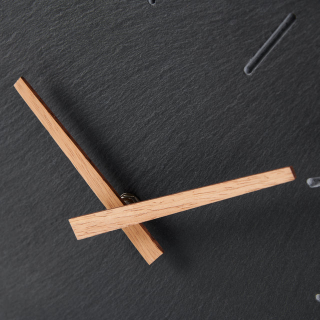 MNU 2230 L Silent slate wall clock 30.5 cm