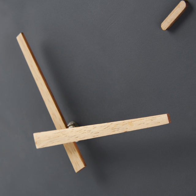 MNU 6130 E Silent concrete wall clock 30.5 cm