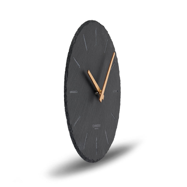 MNU 2230 L Silent slate wall clock 30.5 cm