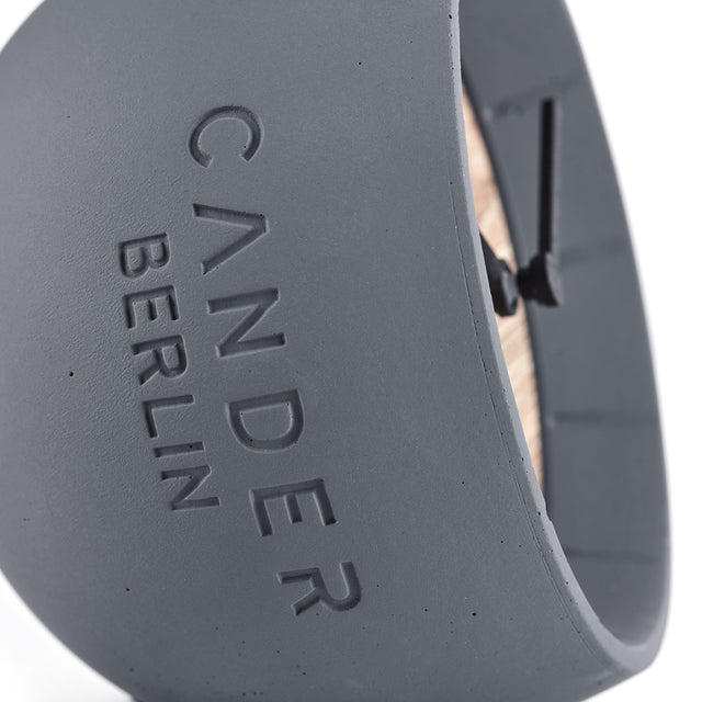 MNU 6712 Silent concrete table clock 12 cm