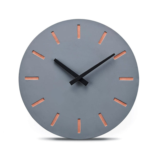 MNU 6230 K Silent concrete wall clock 30.5 cm