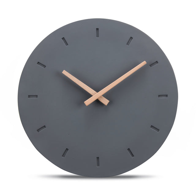MNU 6130 G Silent concrete wall clock 30.5 cm