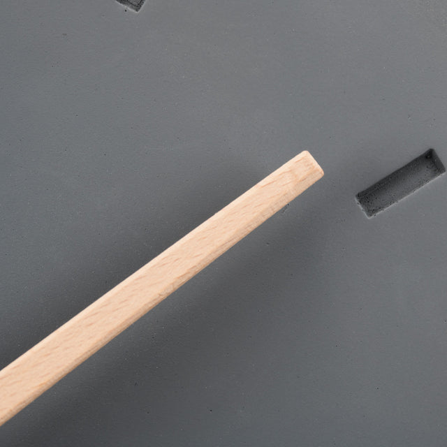 MNU 6130 G Silent concrete wall clock 30.5 cm