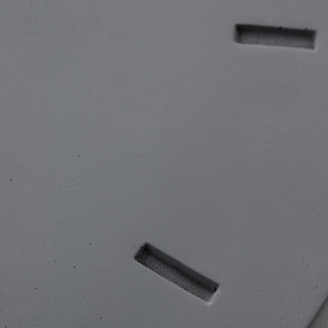 MNU 6130 G Silent concrete wall clock 30.5 cm