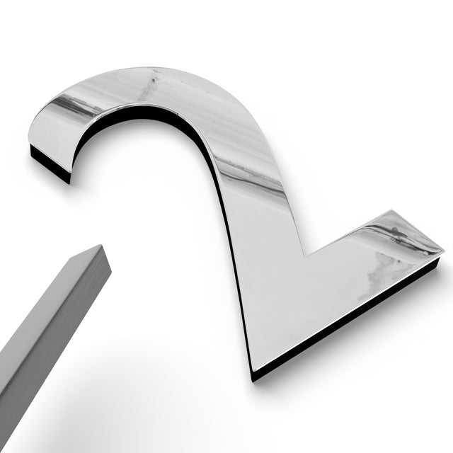 MNU 0180 W XXL Silver 3D acrylic wall clock 130 cm