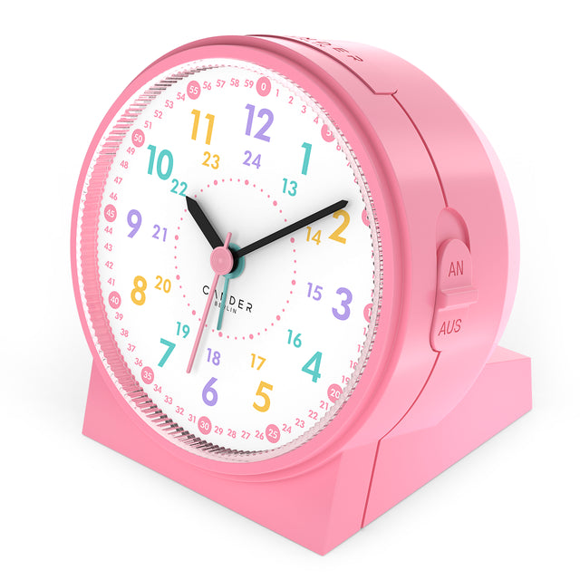 MNU 1009 H Silent children's alarm clock with light and snooze