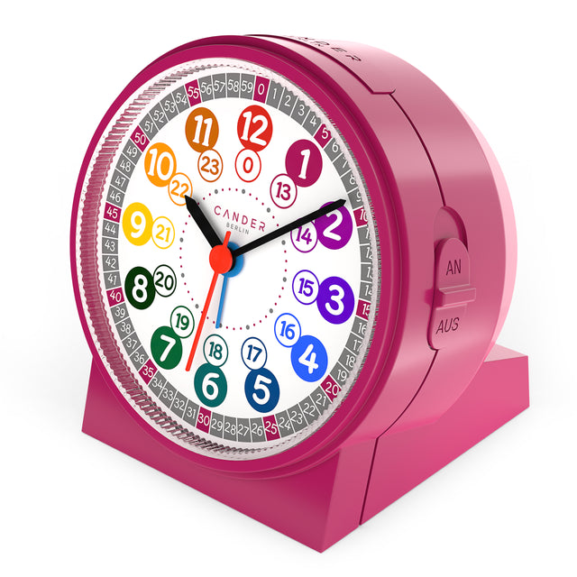 MNU 1009 M Lautloser Kinderwecker mit Licht und Snooze 10,8 cm