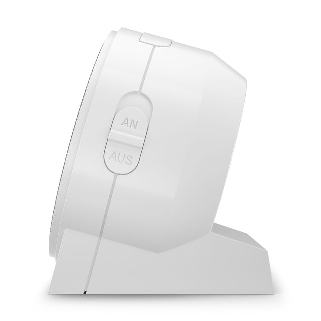 MNU 7930 R silent children's wall clock and MNU 1009 R children's alarm clock with light