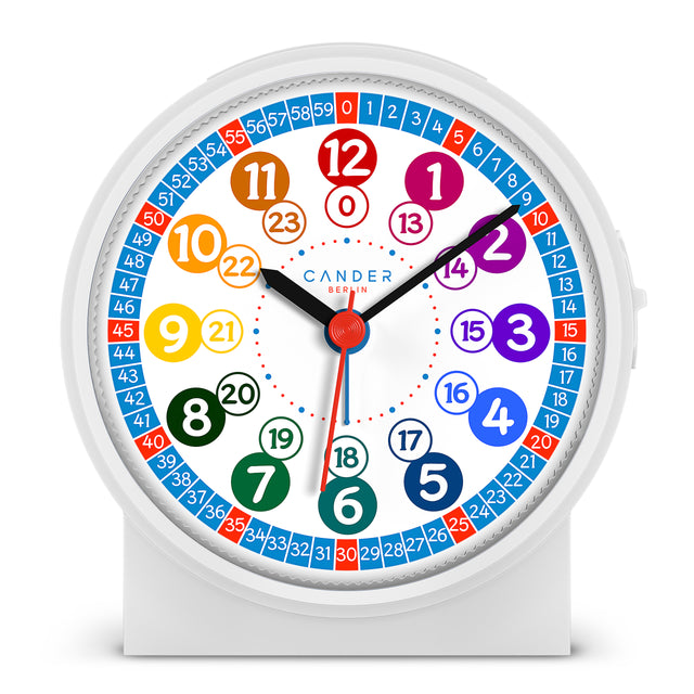 MNU 1009 S Lautloser Kinderwecker mit Licht und Snooze 10,8 cm