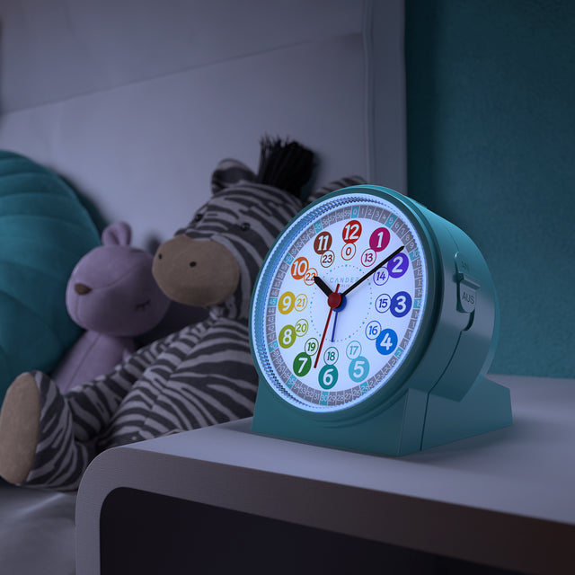 MNU 1009 T Silent children's alarm clock with light and snooze 10.8 cm