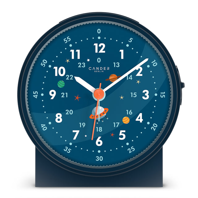 MNU 1209 C Silent children's alarm clock with light and snooze