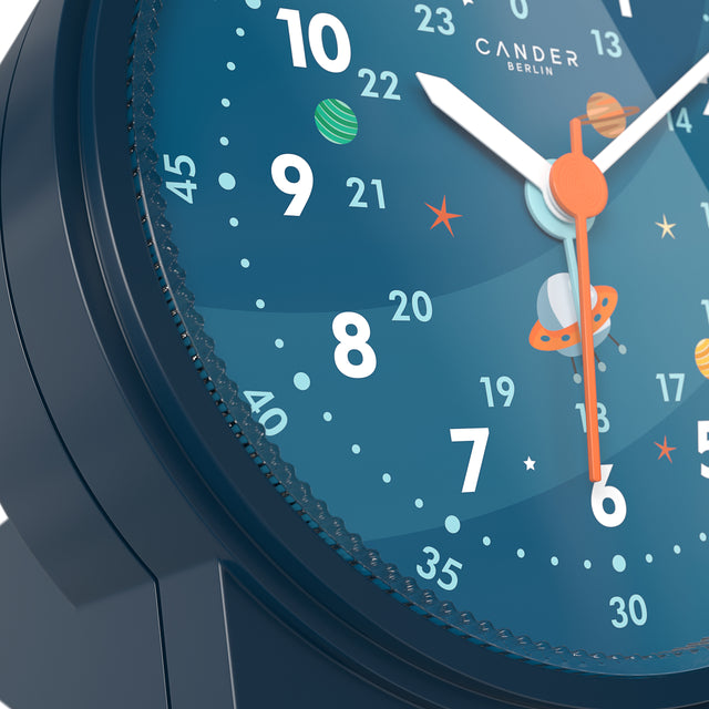 MNU 1209 C Silent children's alarm clock with light and snooze