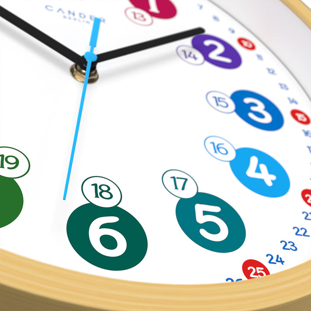 MNU 2330 S Silent children's wall clock 30.5 cm