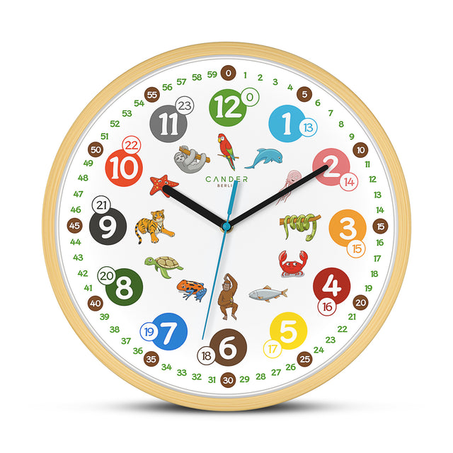 MNU 2430 T Silent children's wall clock 30.5 cm