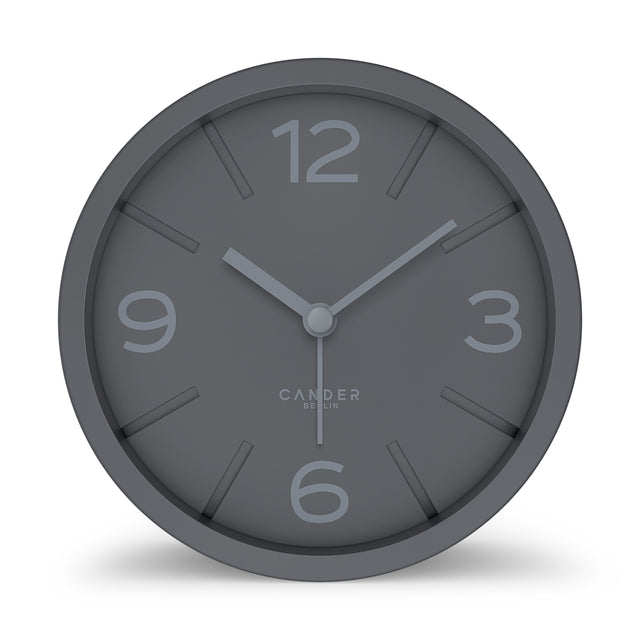 MNU 2512 I Silent MDF alarm clock 12 cm