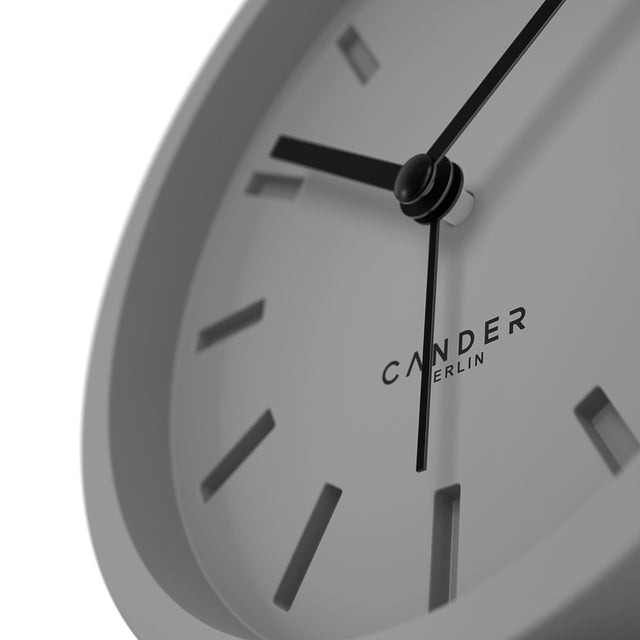 MNU 2512 K Silent MDF alarm clock 12 cm