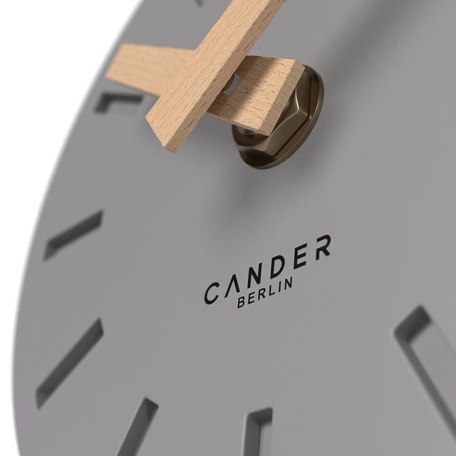 MNU 2515 G Silent MDF table clock 15 cm