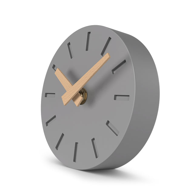 MNU 2515 G Silent MDF table clock 15 cm