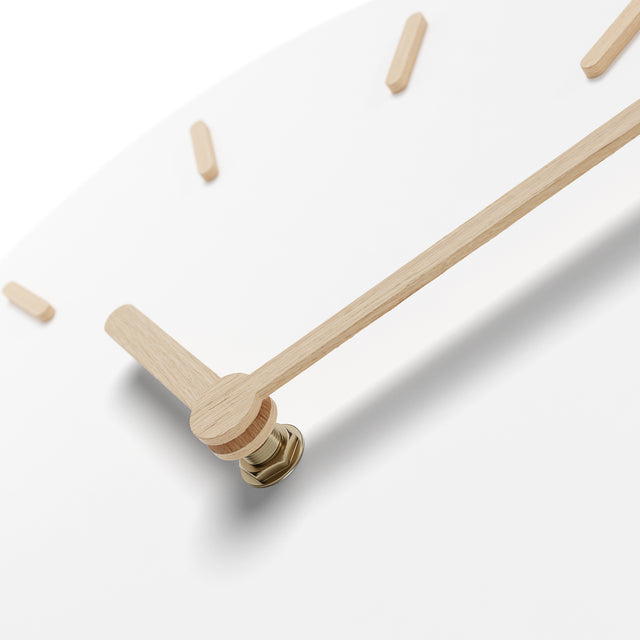 MNU 2530 F Silent MDF wall clock 30 cm