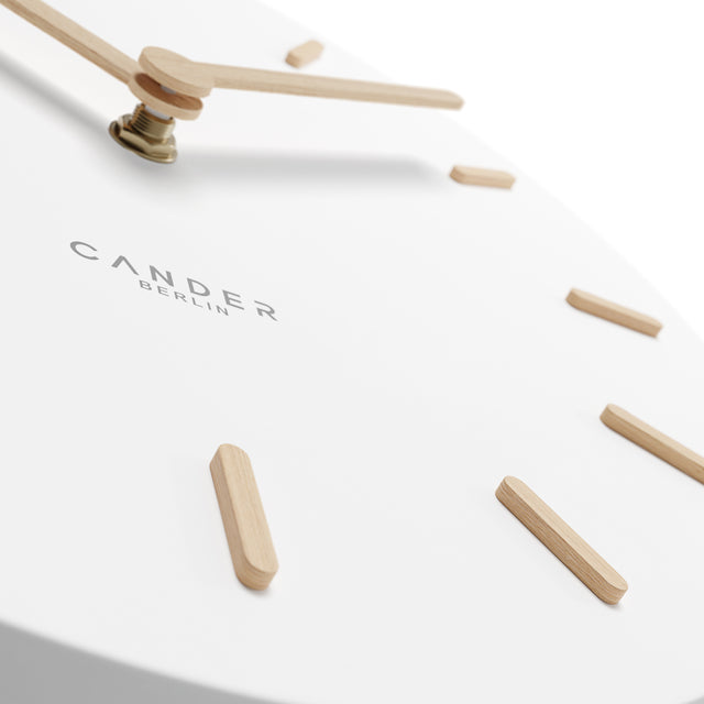 MNU 2530 F Silent MDF wall clock 30 cm