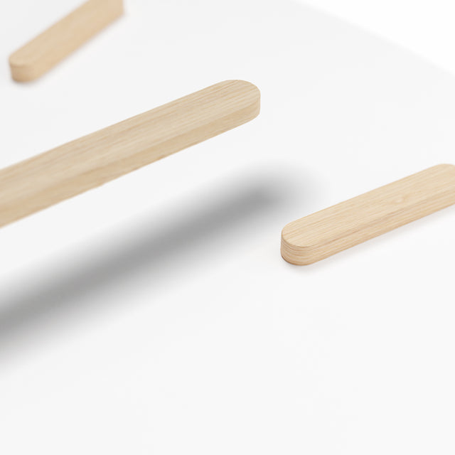 MNU 2530 F Silent MDF wall clock 30 cm