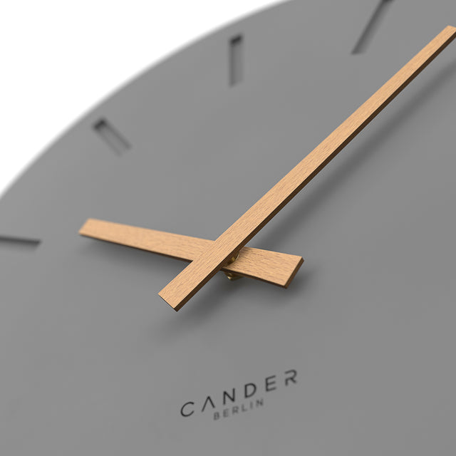 MNU 2530 G Silent MDF wall clock 30 cm